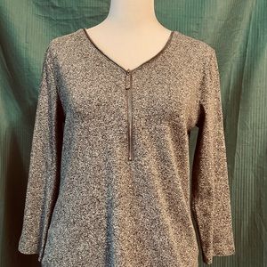 Rafaella heather gray ladies top